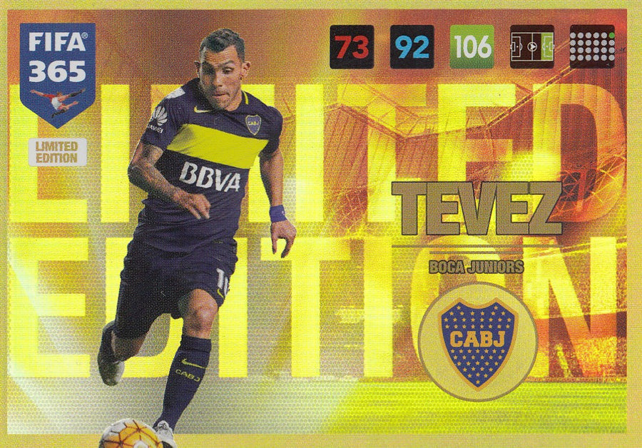 LE-2017. CARLOS TEVEZ - BOCA JUNIORS - LIMITED EDITION