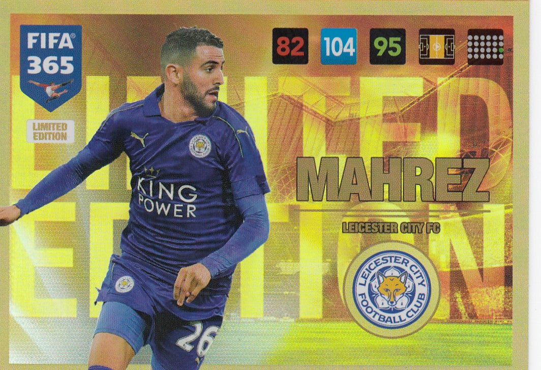 LE-2017. RIYAD MAHREZ - LEICESTER CITY - LIMITED EDITION