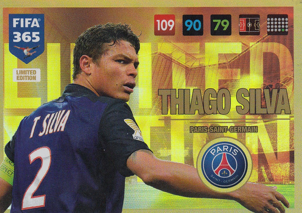 LE-2017. THIAGO SILVA - PARIS SAINT-GERMAIN - LIMITED EDITION