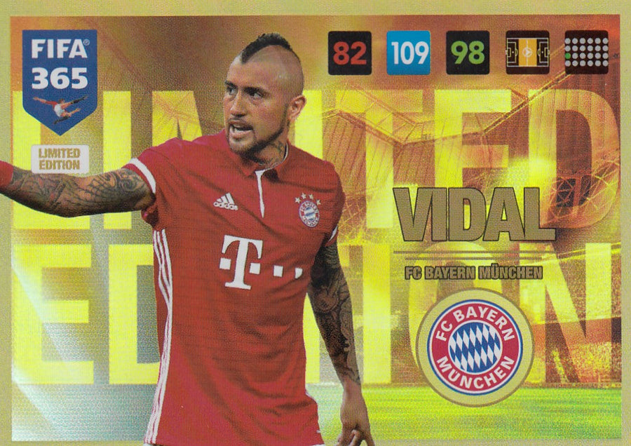 LE-2017. ARTURO VIDAL - BAYERN MUNCHEN - LIMITED EDITION