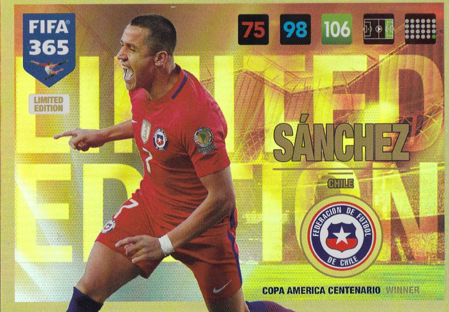 LE-2017. ALEXIS SANCHEZ - CHILE - LIMITED EDITION