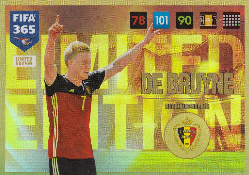 LE-2017. KEVIN DE BRUYNE - BELGIA - LIMITED EDITION