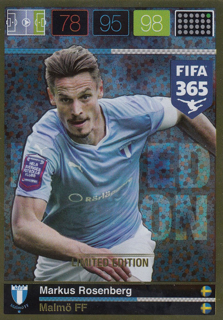 LE-2016. MARKUS ROSENBERG - MALMØ FF - LIMITED EDITION