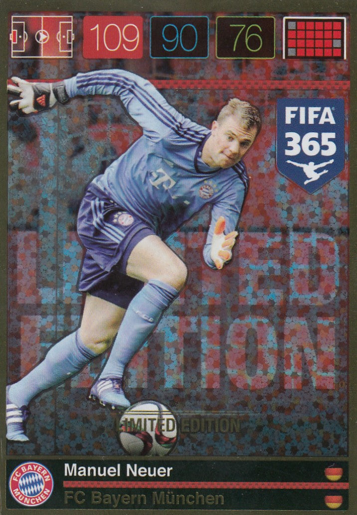 LE-2016. MANUEL NEUER - BAYERN MUNCHEN - LIMITED EDITION