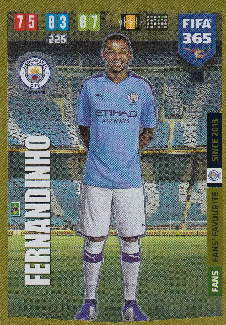 048. FERNANDINHO - MANCHESTER CITY - FANS FANS` FAVORITE