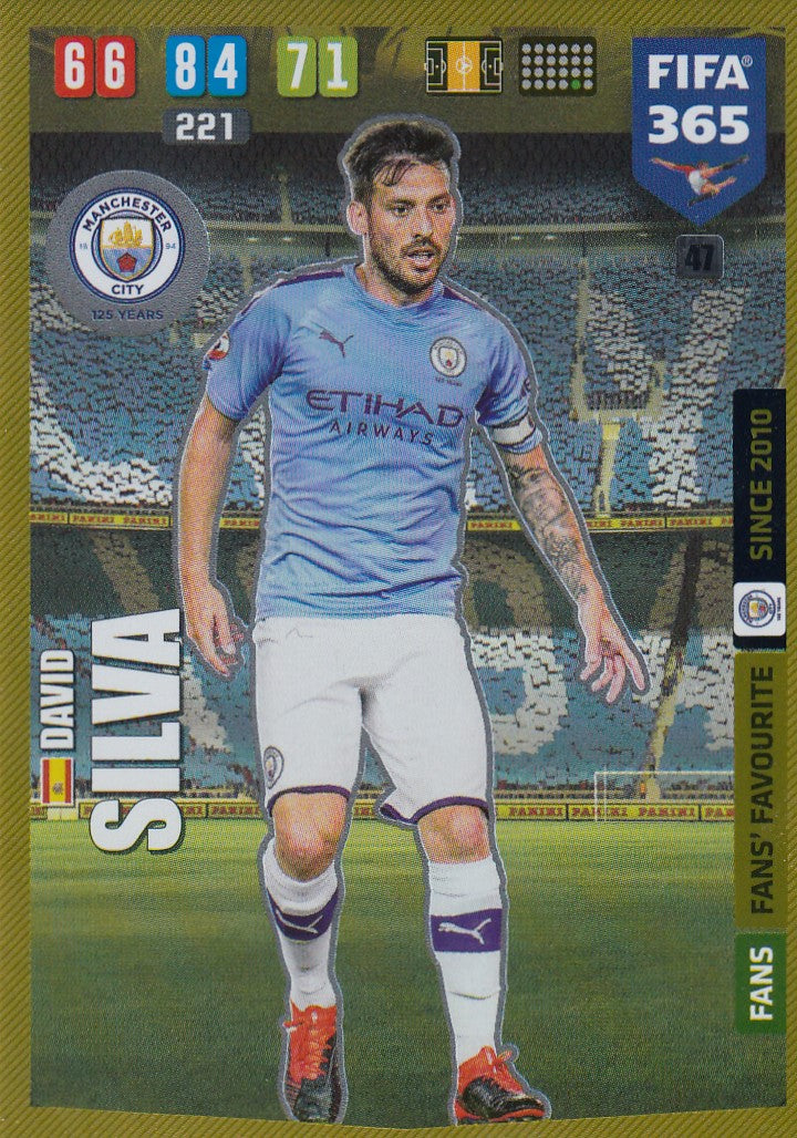 047. DAVID SILVA - MANCHESTER CITY - FANS FANS` FAVORITE