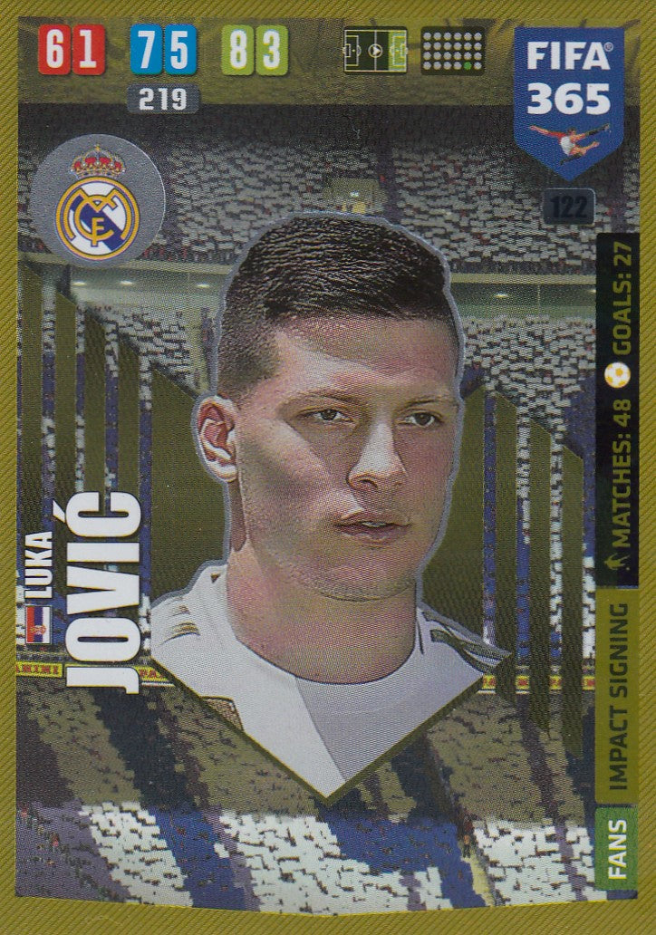 122. LUKA JOVIC - REAL MADRID - FANS IMPACT SIGNING