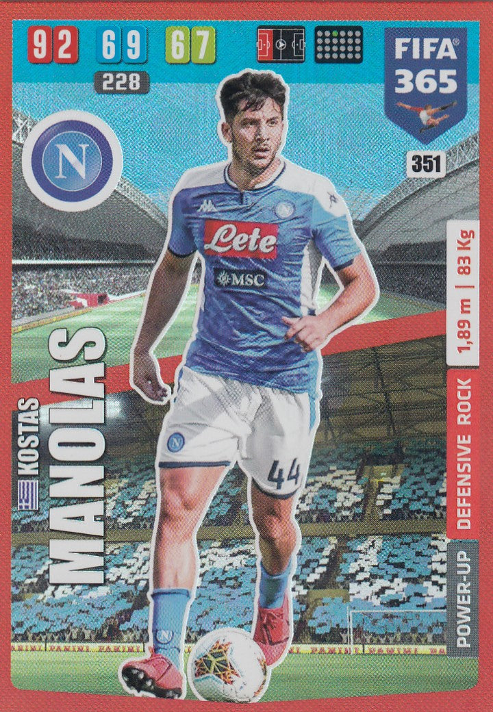 351. KOSTAS MANOLAS - NAPOLI - POWER-UP DEFENSIVE ROCK