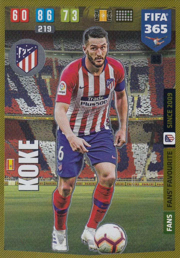 083. KOKE - ATLETICO DE MADRID - FANS FANS` FAVORITE