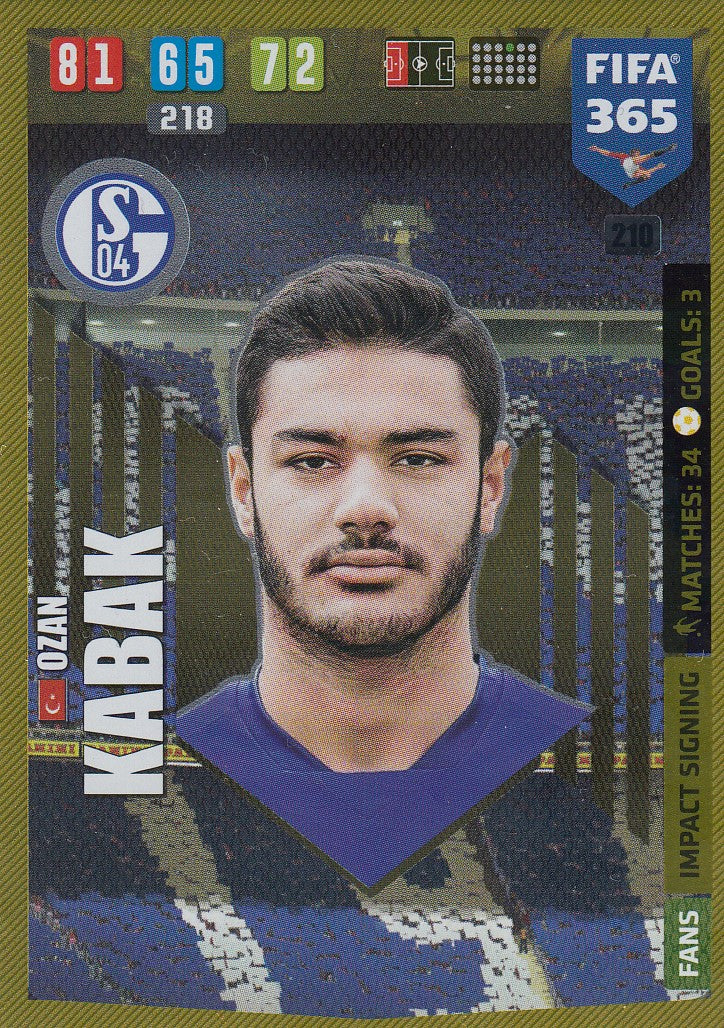 210. OZAN KABAK - SCHALKE 04 - FANS IMPACT SIGNING