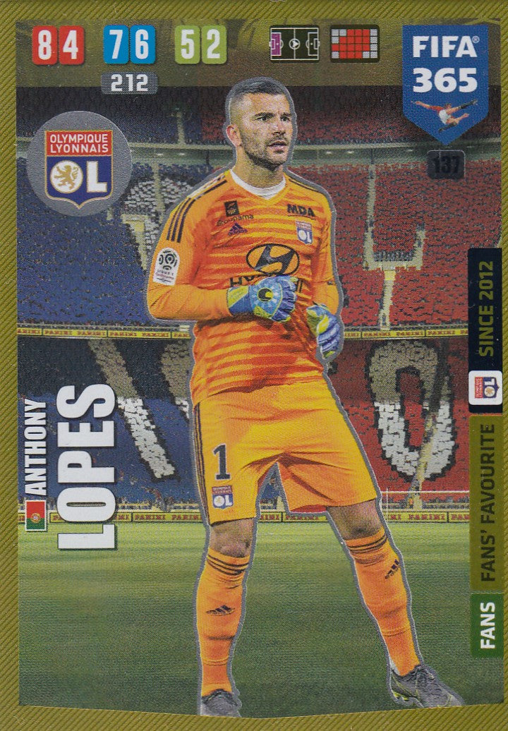 137. ANTHONY LOPES - LYON - FANS FANS` FAVORITE