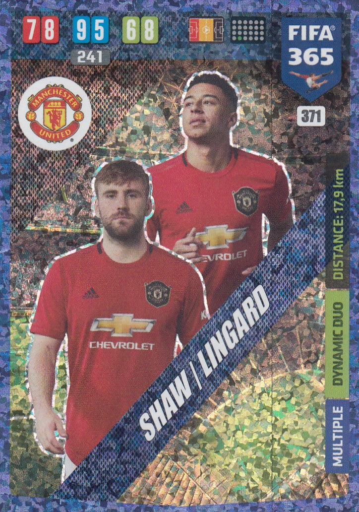 371. SHAW/LINGARD - MANCHESTER UNITED - MULTIPLE DYNAMIC DUO