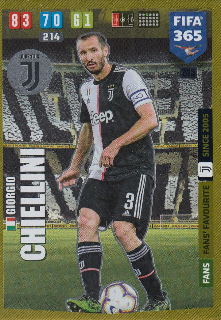 245. GIORGIO CHIELLINI - JUVENTUS - FANS FANS` FAVORITE
