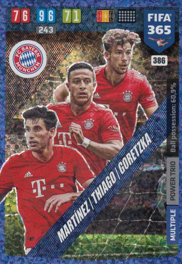 386. MARTÌNEZ/THIAGO/GORETZKA - BAYERN MUNCHEN - MULTIPLE POWER TRIO