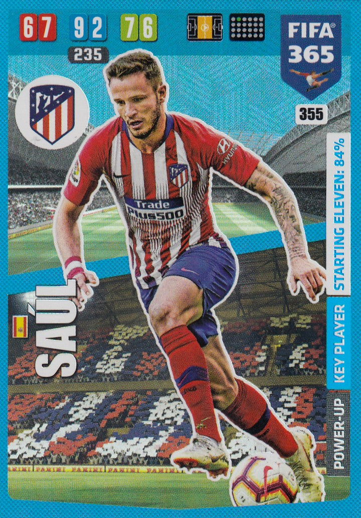 355. SAÙL - ATLETICO DE MADRID - POWER-UP KEY PLAYER