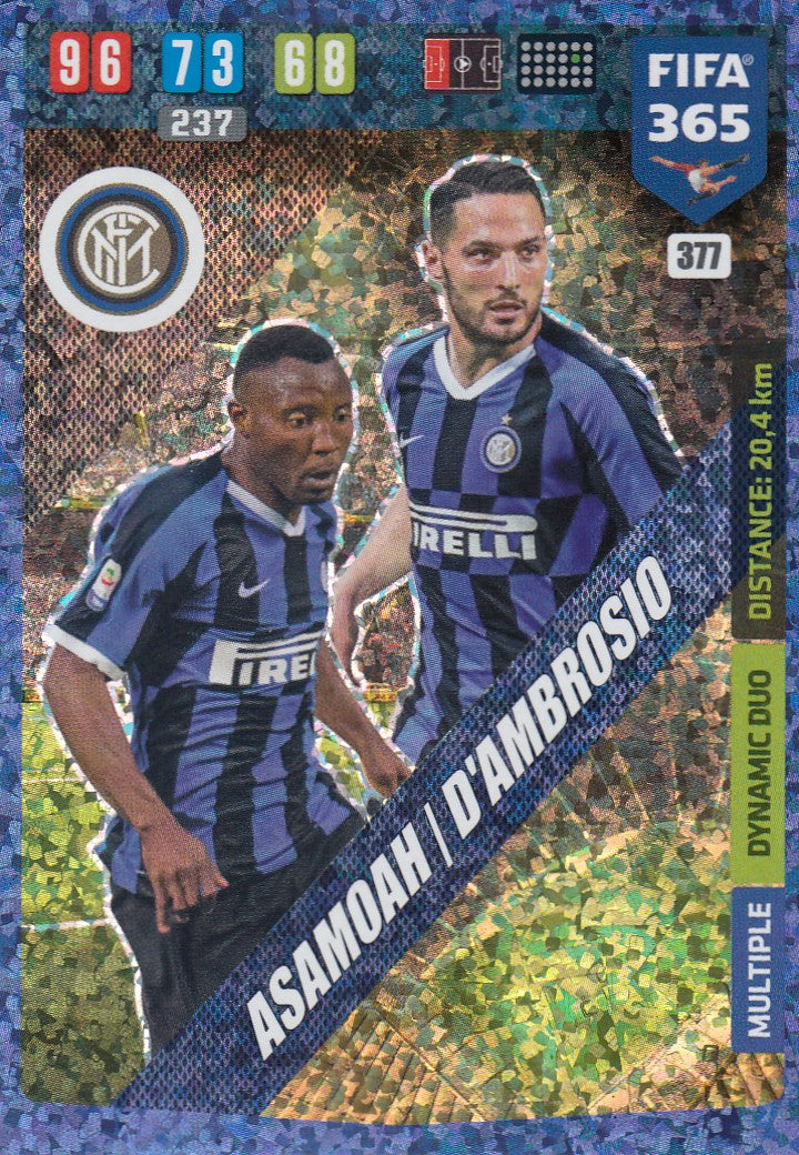 377. ASAMOAH/D`AMBROSIO - INTERNAZIONALE - MULTIPLE DYNAMIC DUO