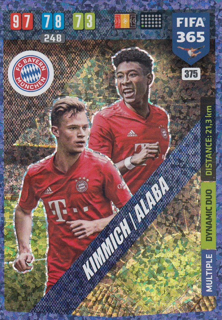 375. KIMMICH/ALABA - BAYERN MUNCHEN - MULTIPLE DYNAMIC DUO