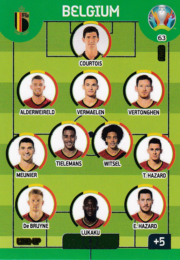063. BELGIUM - LINE UP