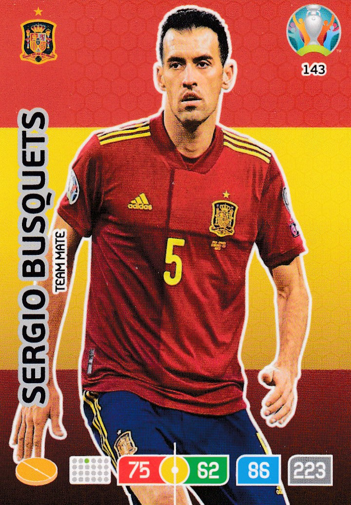 143. SERGIO BUSQUETS - SPAIN - TEAM MATE