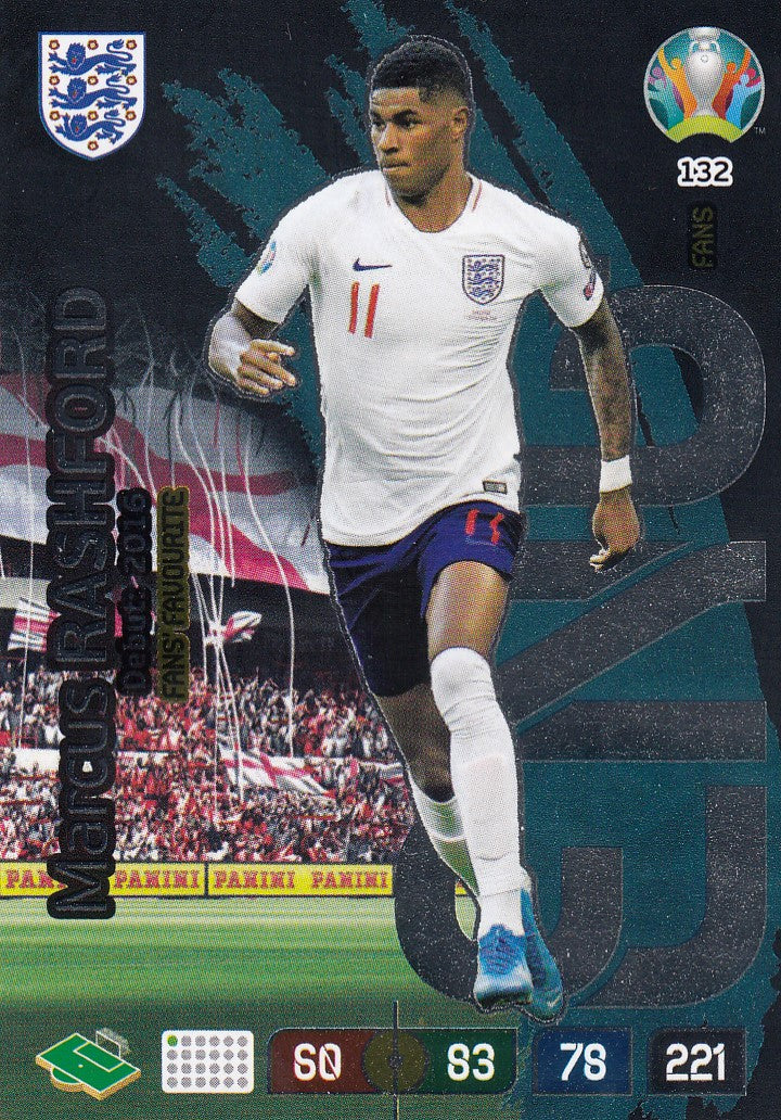 132. MARCUS RASHFORD - ENGLAND - FANS` FAVORITE
