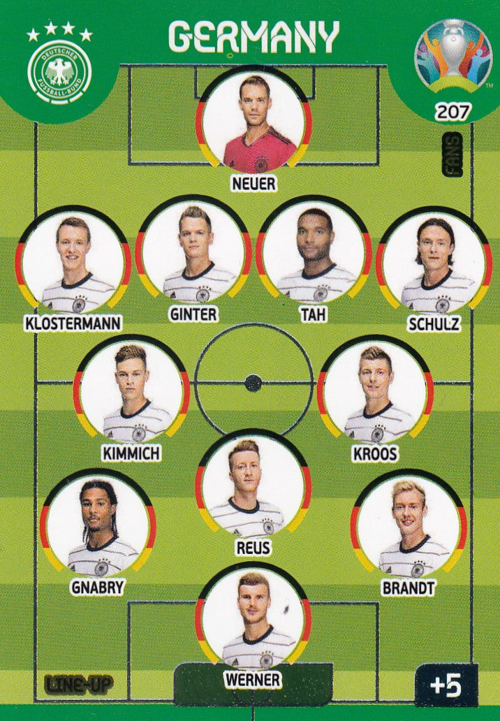 207. GERMANY - LINE UP