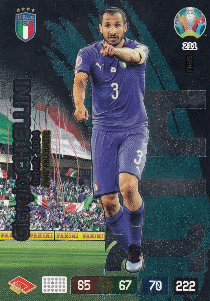 211. GIORGIO CHIELLINI - ITALY - FANS` FAVORITE