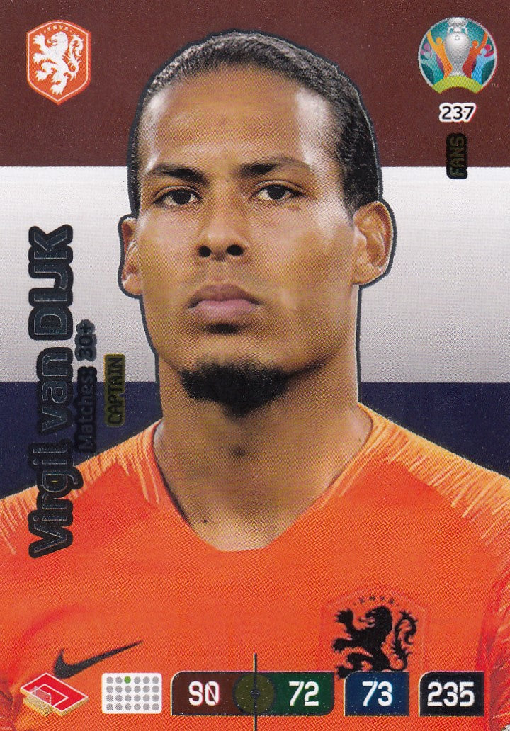 237. VIRGIL VAN DIJK - NETHERLANDS - CAPTAIN