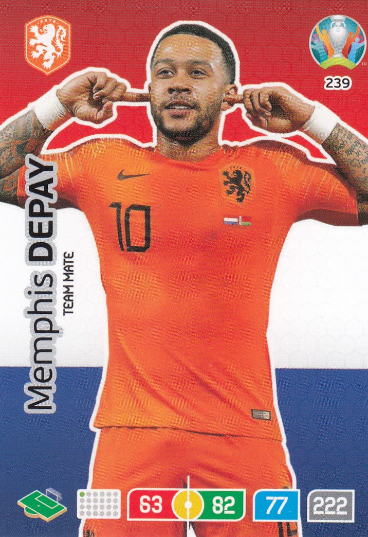 239. MEMPHIS DEPAY - NETHERLANDS - TEAM MATE