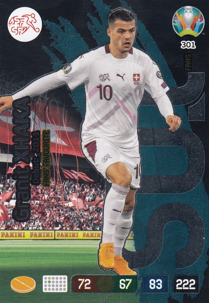 301. GRANIT XHAKA - SWITZERLAND - FANS` FAVORITE