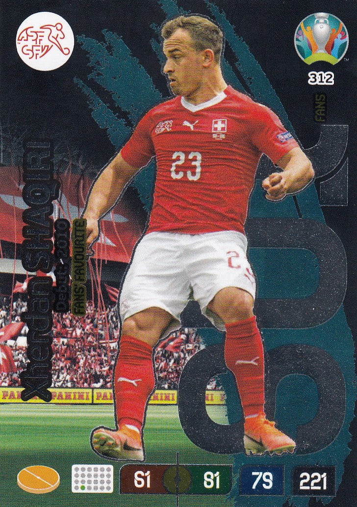 312. XHERDAN SHAQIRI - SWITZERLAND - FANS` FAVORITE