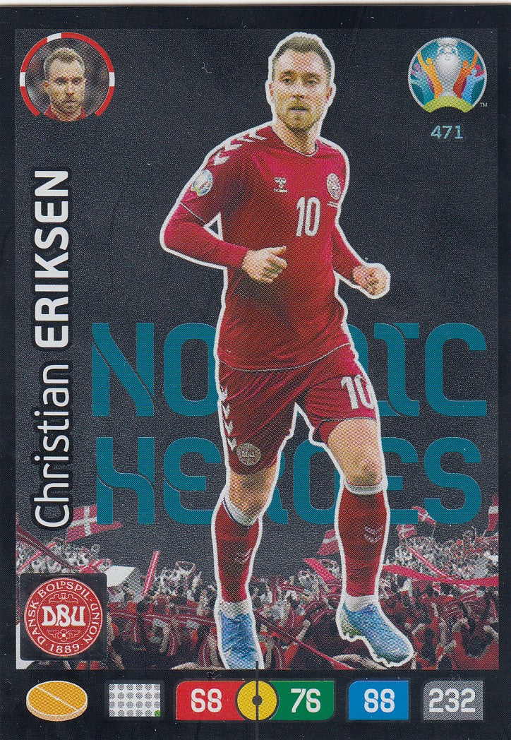 471. CHRISTIAN ERIKSEN - DENMARK - NORDIC HEROES