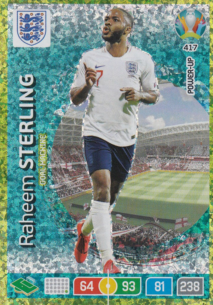 417. RAHEEM STERLING - ENGLAND - POWER-UP - GOAL MACHINE