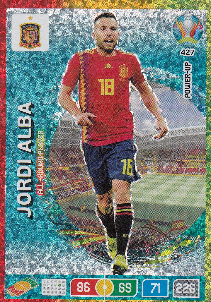 427. JORDI ALBA - SPAIN - POWER-UP - ALL-ROUND PLAYER