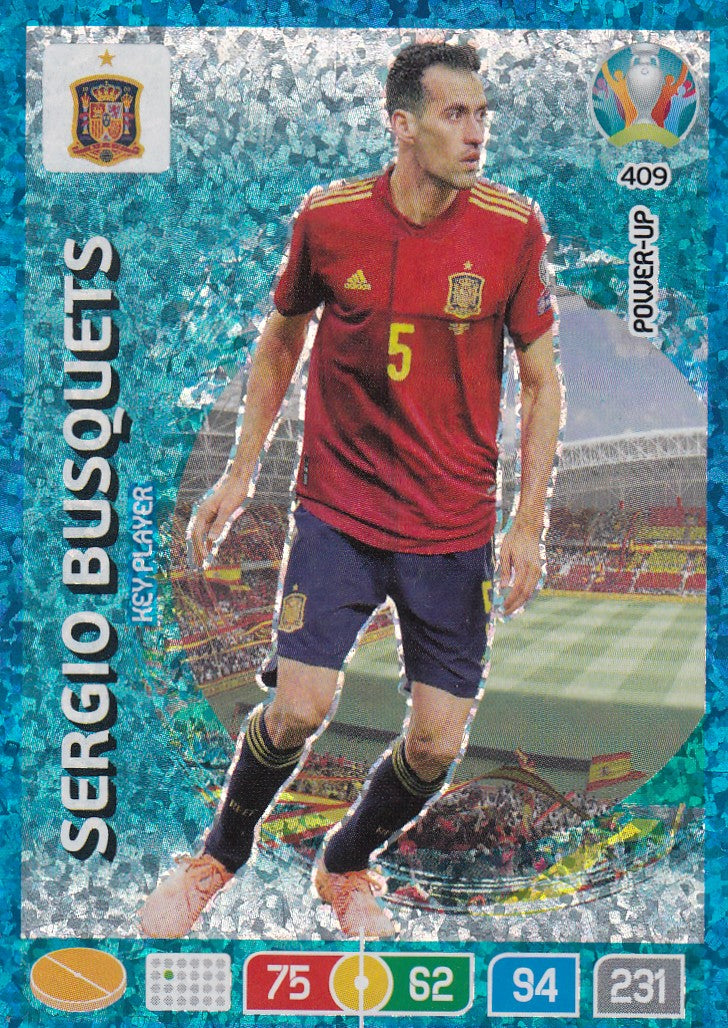 409. SERGIO BUSQUETS - SPAIN - POWER-UP - KEY PLAYER