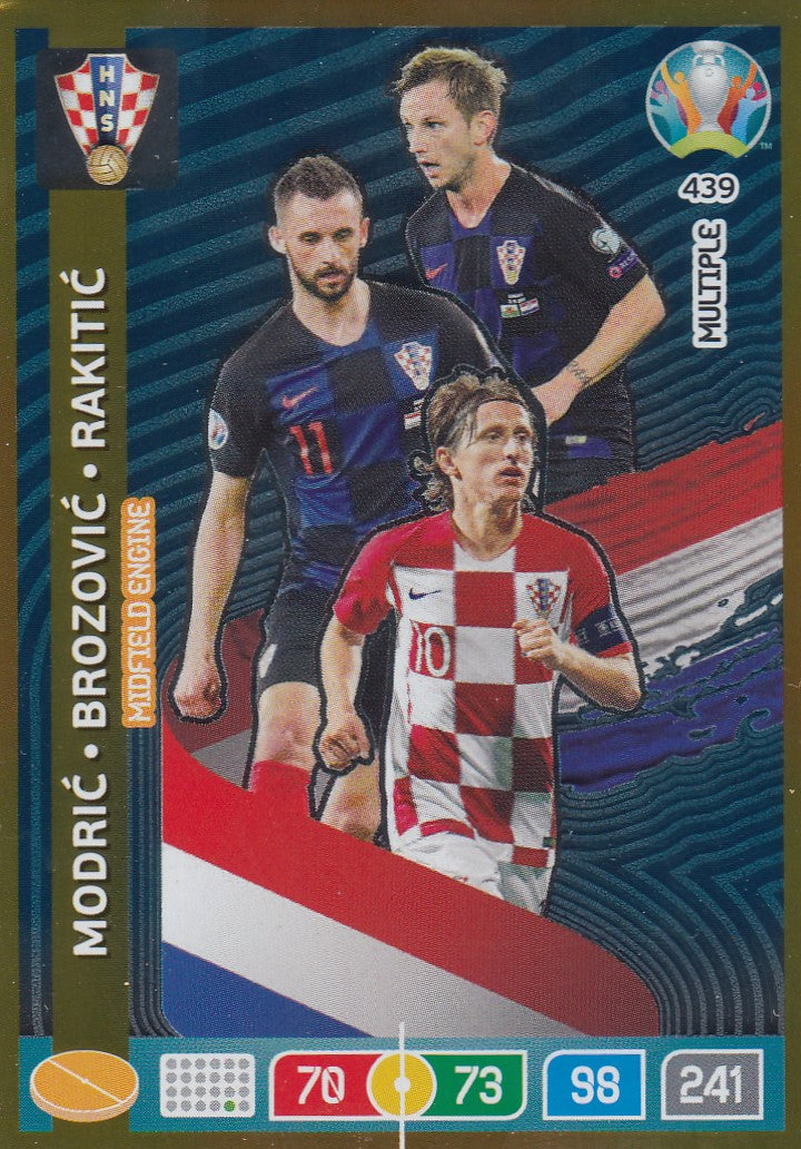 439. CROATIA - MODRIC/BROZOVIC/RAKITIC - MULTIPLE - MIDFIELD ENGINE