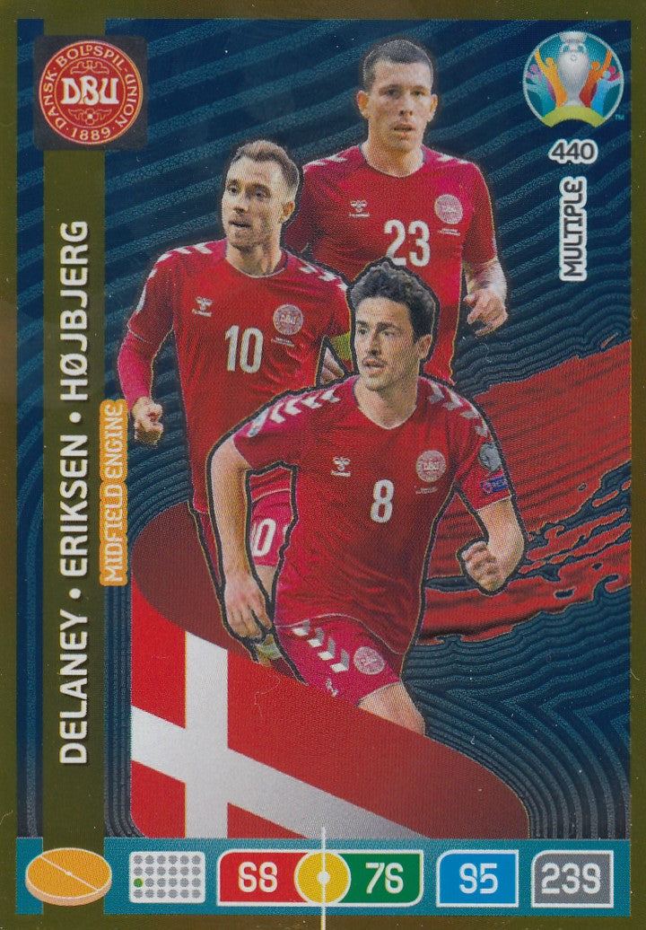 440. DENMARK - DELANEY/ERIKSEN/HØJBJERG - MULTIPLE - MIDFIELD ENGINE