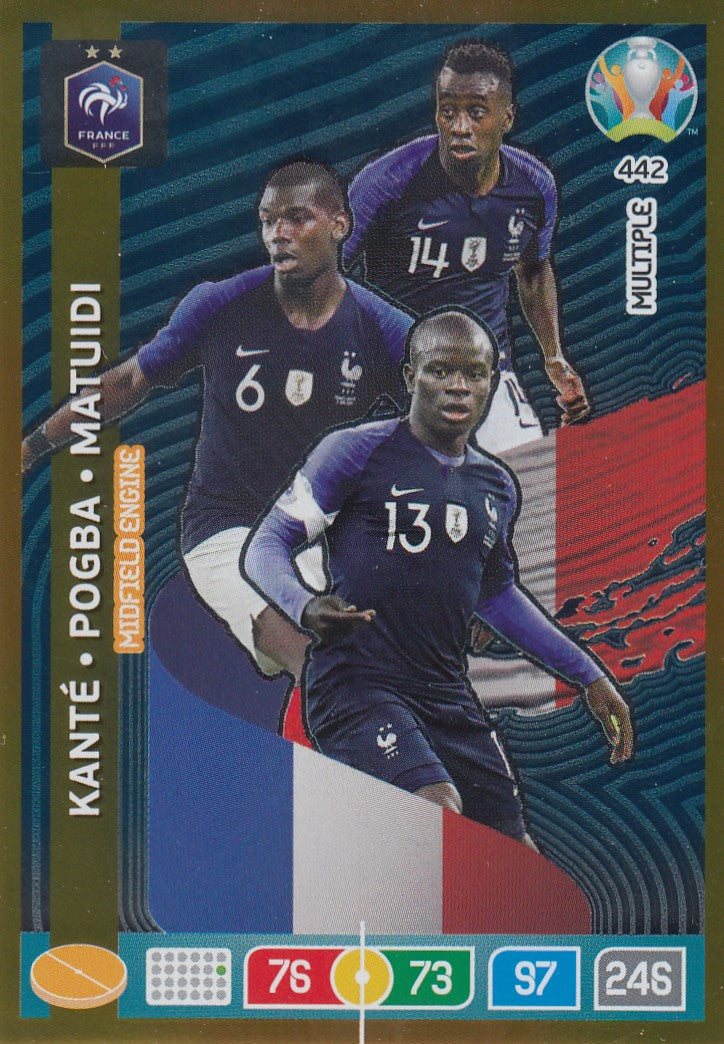 442. FRANCE - KANTÈ/POGBA/MATUIDI - MULTIPLE - MIDFIELD ENGINE