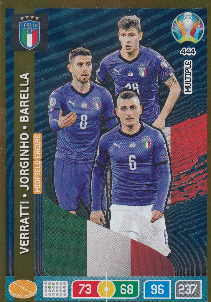 444. ITALY - VERRATTI/JORGINHO/BARELLA - MULTIPLE - MIDFIELD ENGINE