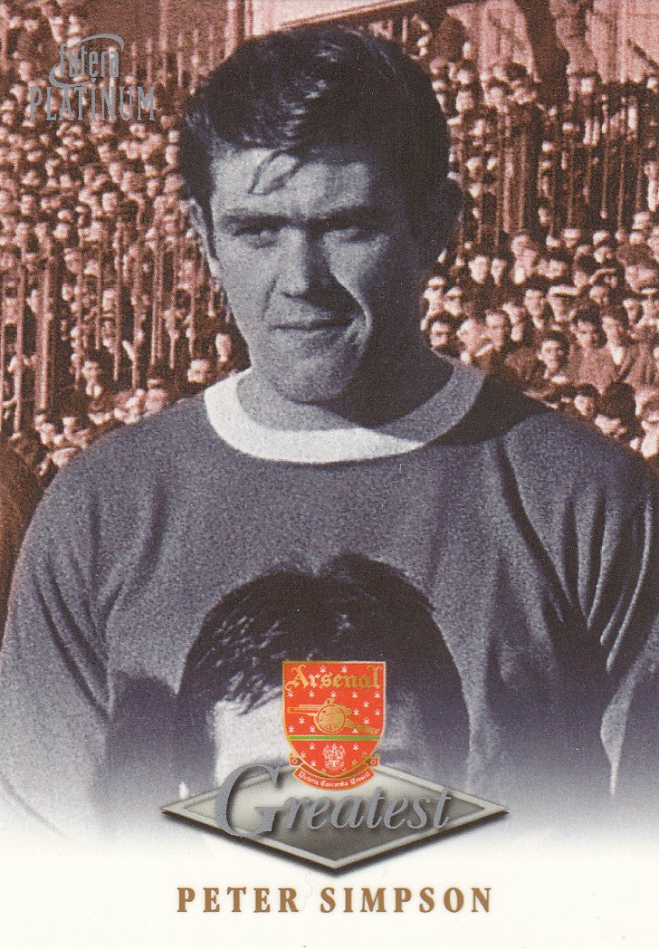 PETER SIMPSON - ARSENAL - FUTERA GREATEST 1999