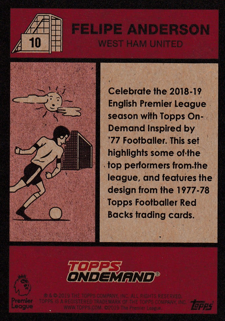 010. FELIPE ANDERSON - WEST HAM UNITED