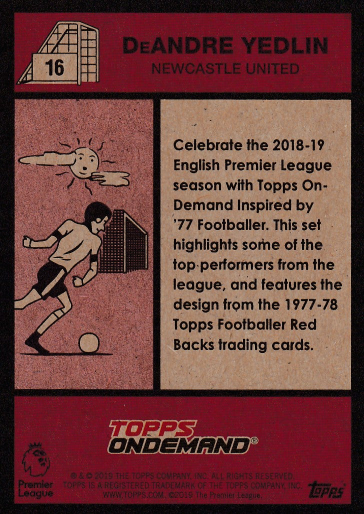 016. DeANDRE YEDLIN - NEWCASTLE UNITED