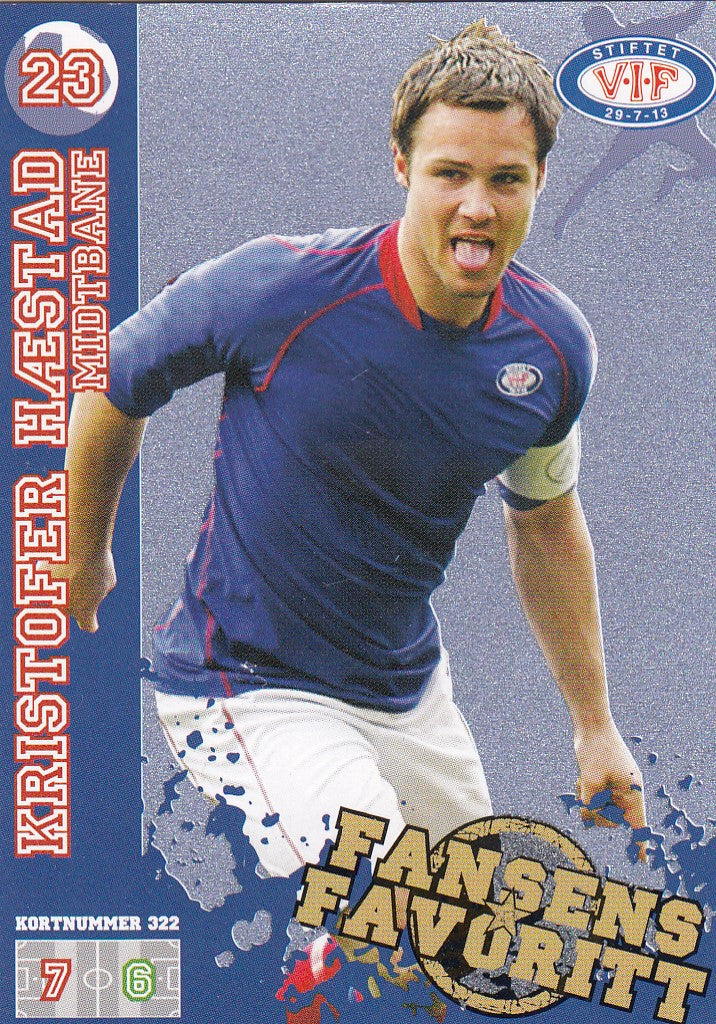 VÅLERENGA - FANSENS FAVORITT - KRISTOFFER HÆSTAD