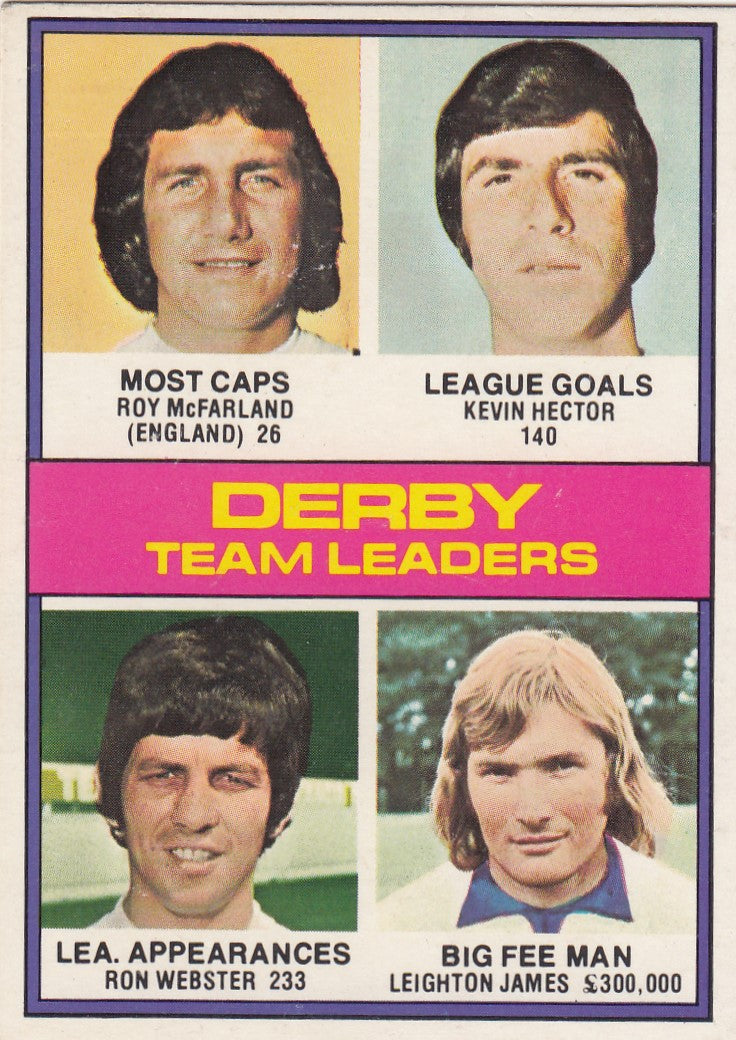 107. Derby - Team leaders