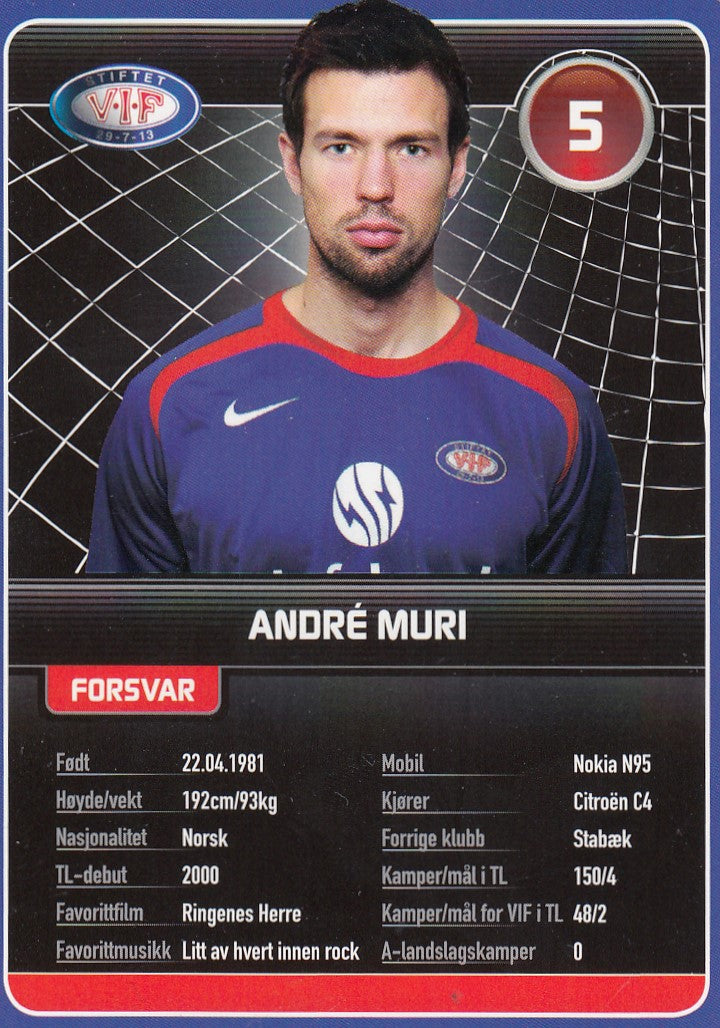 VÅLERENGA IF - ANDRÈ MURI