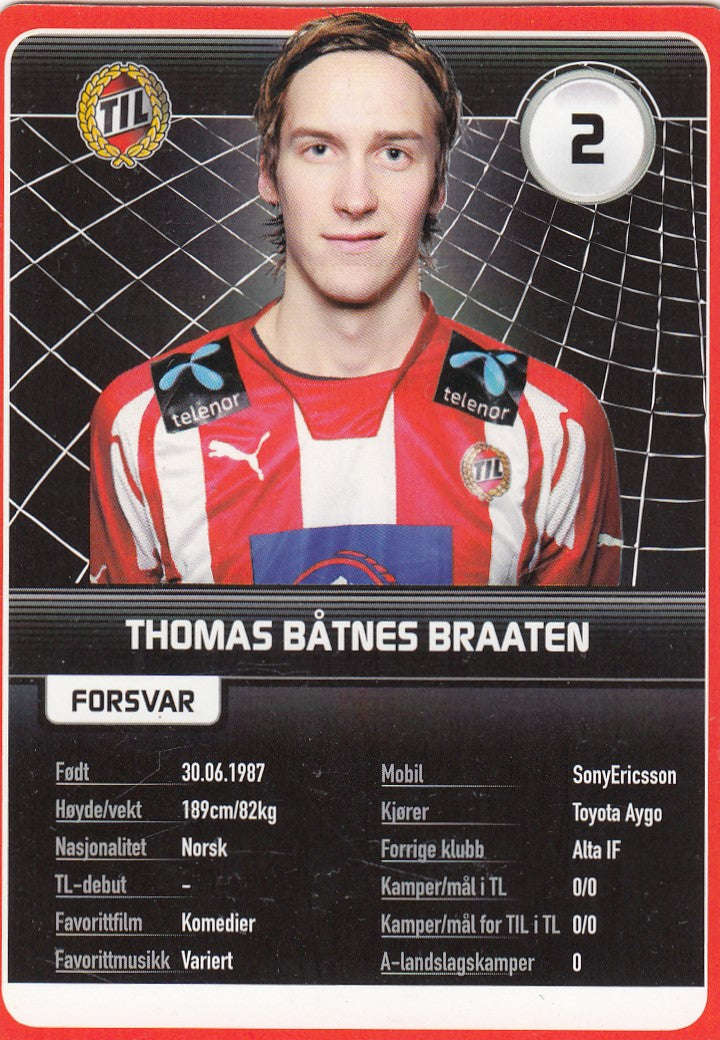TROMSØ IL - THOMAS BÅTNES BRAATEN