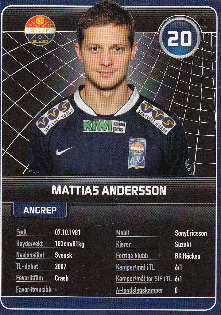 STRØMSGODSET IF - MATTIAS ANDERSSON