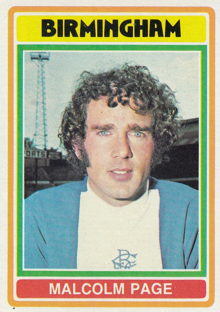 211. Malcolm Page - Birmingham City