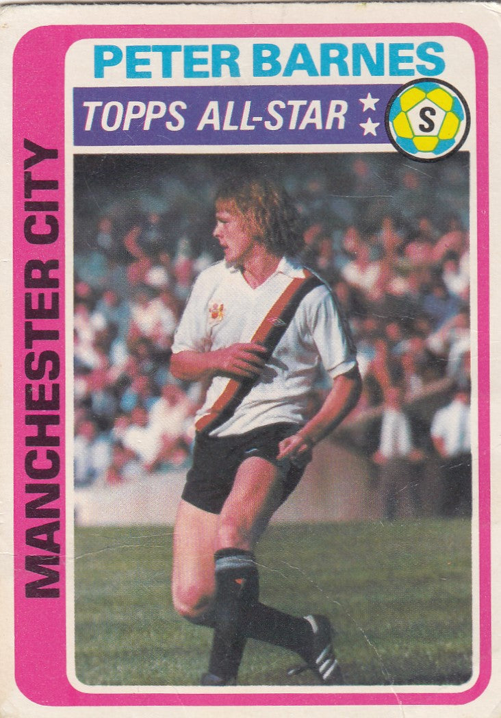 225. Peter Barnes - Manchester City - Topps All-Star