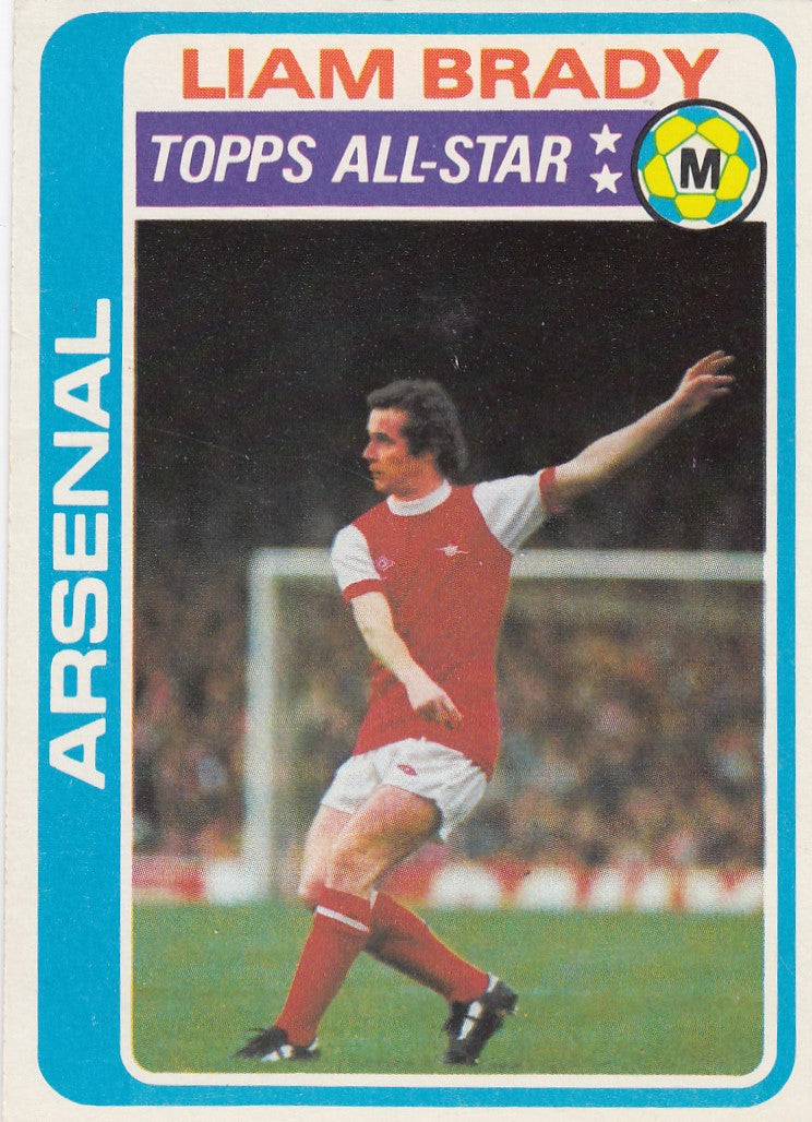 150. LIAM BRADY - ARSENAL - TOPPS ALL-STAR