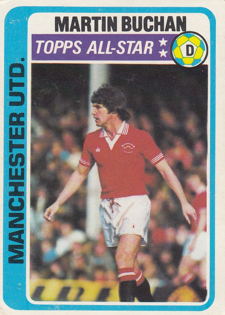 220. Martin Buchan - Manchester United - Topps All-Star